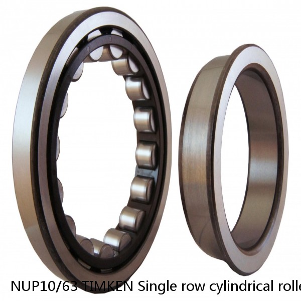 NUP10/63 TIMKEN Single row cylindrical roller bearings #1 image